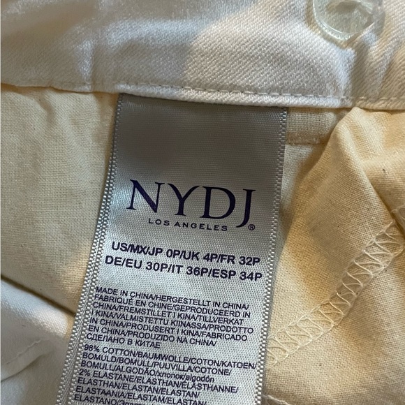 NWOT NYDJ Madison Ankle pants jeans Lift Tuck white. LiftXTuck  technology.Op 4p - Picture 4 of 6